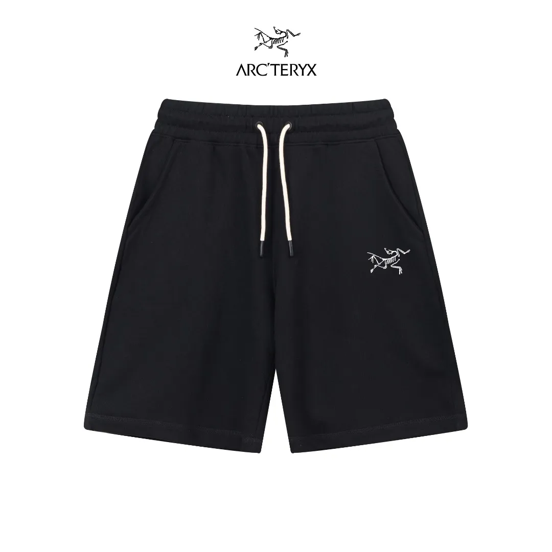 （ ， ） ARCTERYX/ SS Logo Same Style Black White ：Black Gray Size S-XL